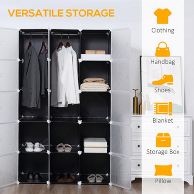 Small armoire deals for clothes hanging