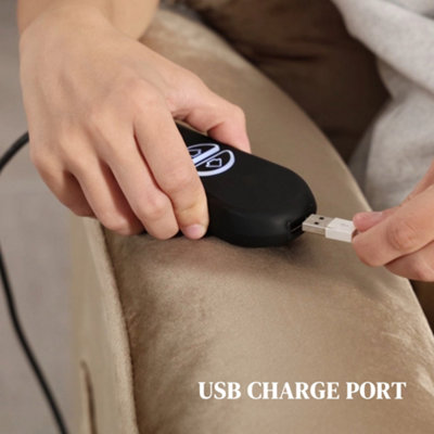 HOMCOM Power Lift Recliner Chair for Elderly w/ Remote Control, Champagne