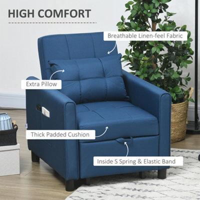 Cushion chair bed sale