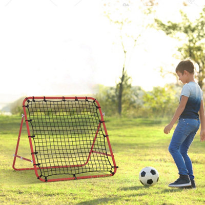 HOMCOM Rebounder Net Goal for Kids, Adults, Baseball, Football Training