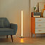 HOMCOM RGB Floor Lamp LED Corner Lamp with Remote Control, 16 Dimmable Colours