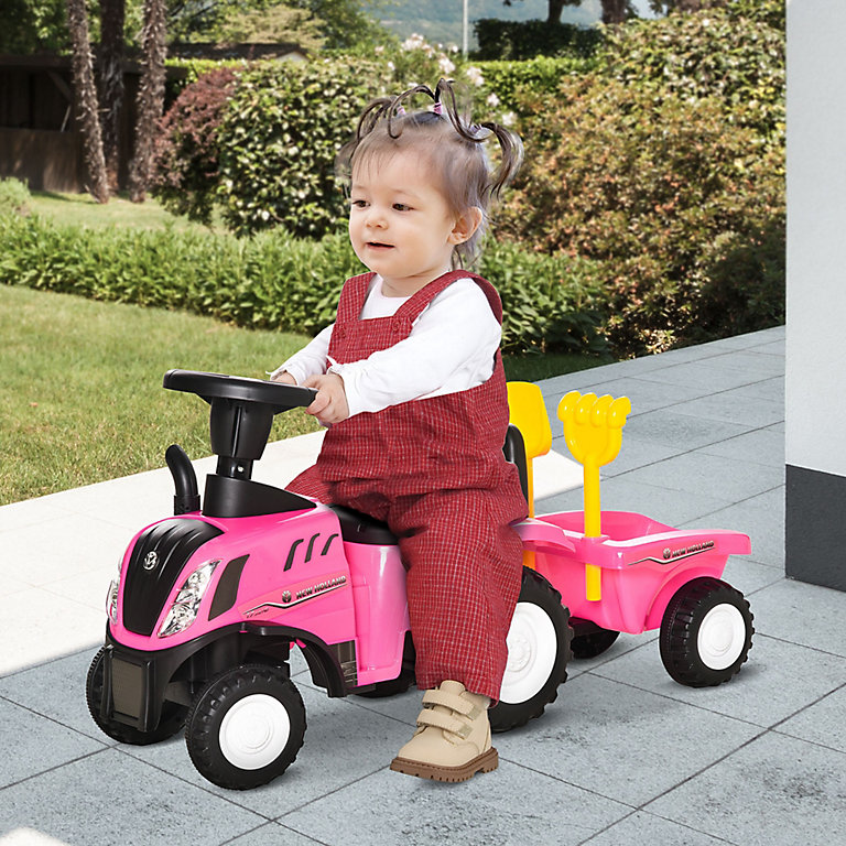 Homcom Ride On Tractor Toddler Walker