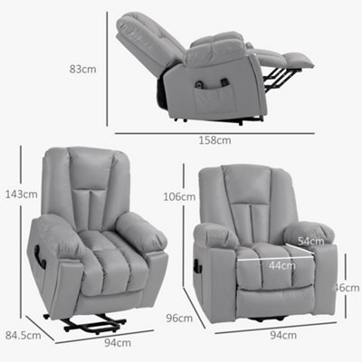 Chicreat Korfu Outdoor Recliner Chair – Grey Aluminium Foldable Sun Lounger With Adjustable Backrest