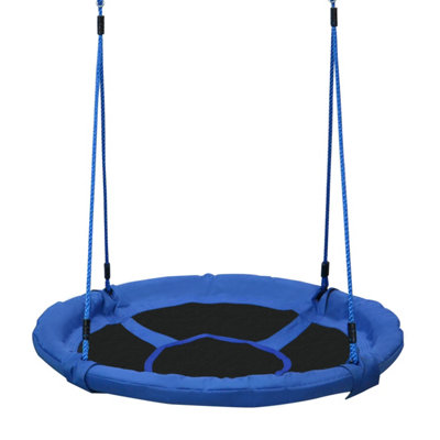 HOMCOM Round Swing Kids Game Spin Rope Playground Steel Dia 100cm Playroom