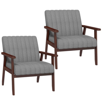 Set of 2 modern deals accent chairs