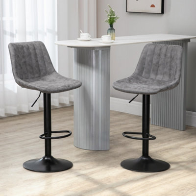 Grey bar deals stools b&q