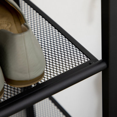 HOMCOM Shoe Rack, 8-tier Shoe Storage Shelf for 21-24 Pair Shoes for ...