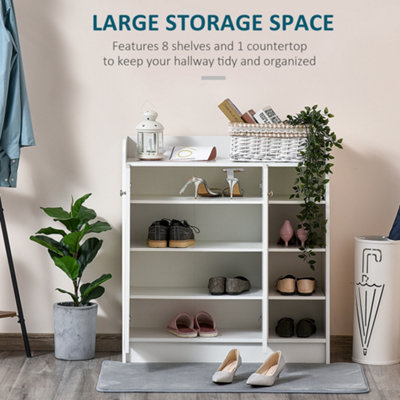 Homcom shoe deals storage cabinet