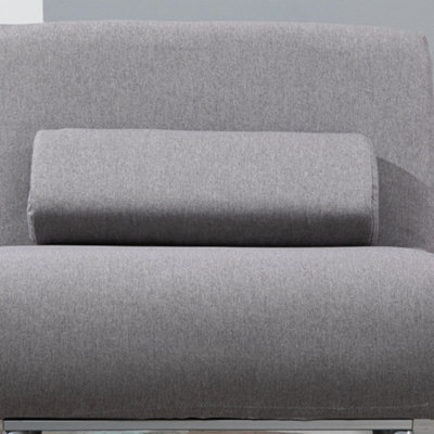 HOMCOM Convertible Floor Sofa Chair, Foldable Couch Bed, Pillows