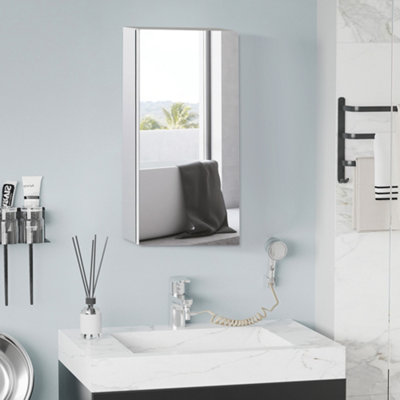 Tall stainless steel store bathroom cabinet