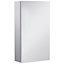 HOMCOM Stainless Steel Wall-mounted Bathroom Mirror Storage Cabinet 300mm (W)