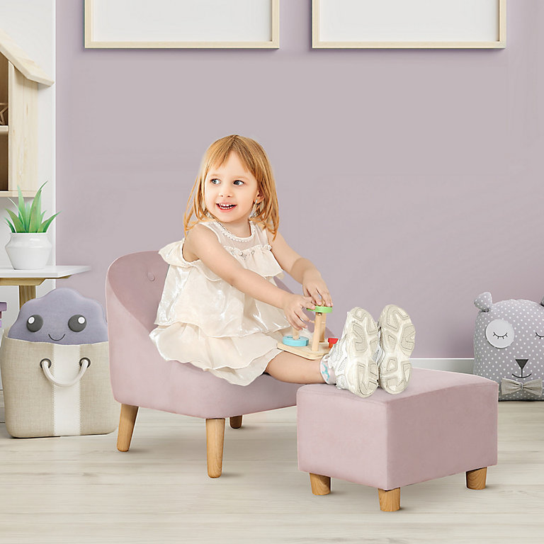 Homcom Toddler Chair 2pcs Kids Sofa Set