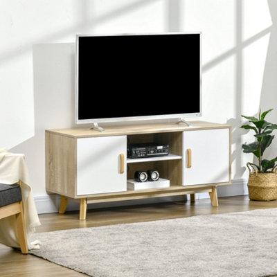 TV Stand Entertainment Center w/ Storage for 55" TVs