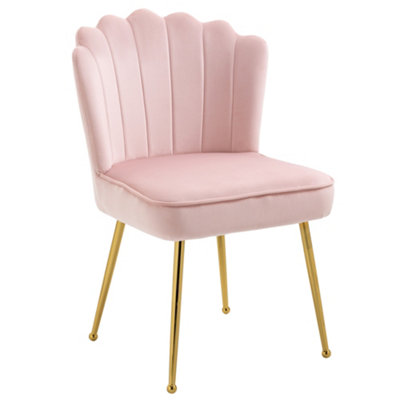 Blush pink clearance bedroom chair