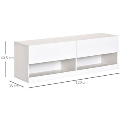 Low white online media console