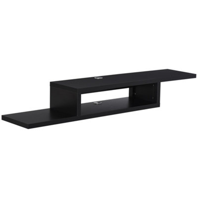 tv console floating shelf