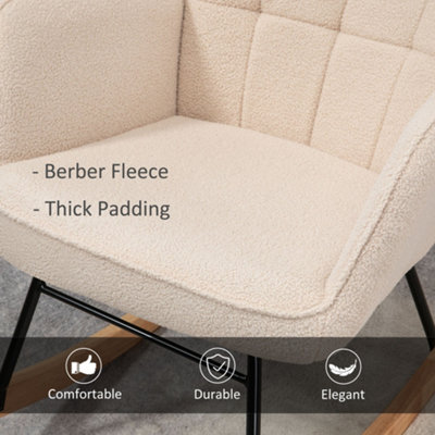 Wingback rocking best sale chair cushions