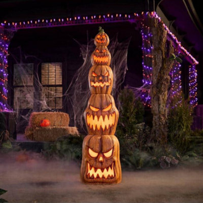 pumpkin077　8セット Home Accents Holiday 8.5ft Giant-Sized Halloween Jack-O-Lanterns
