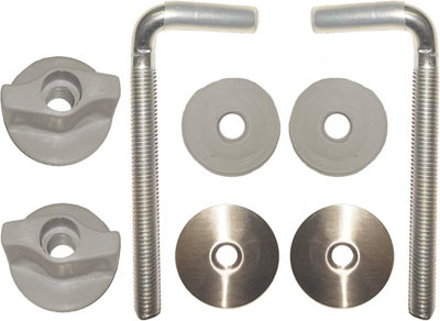 Home Centre 9.5cm Toilet Seat L-Shaped Adjustable Hinges Galvanised Steel Zinc Plated Steel Finish Price Comparisons | Compare The Build