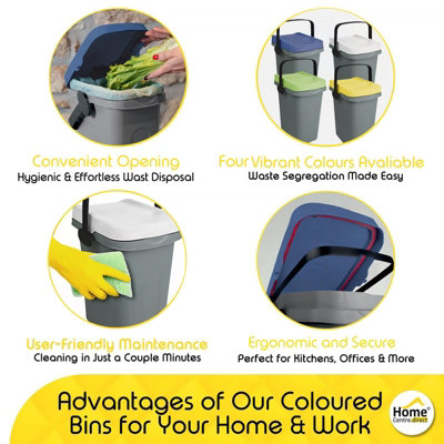 Home Centre Eco System Bin 7L Yellow