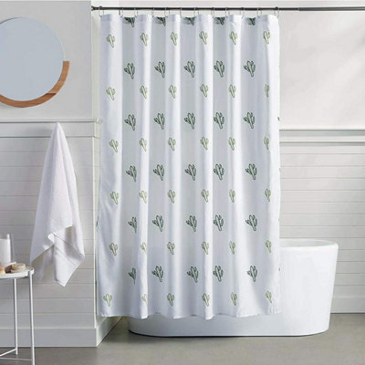 Home Centre Extendable Shower Curtain Rail Rod Telescopic Pole 125-220cm
