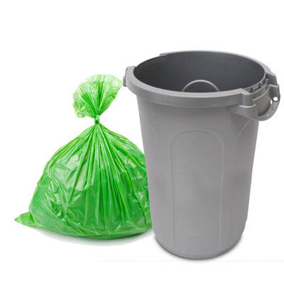 HOME CENTRE Indoor Outdoor Clip On Locking Lid Grey 23 Litre Plastic Waterproof Waste Bin - 5