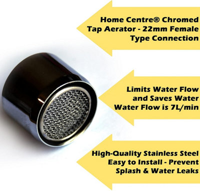 Home Centre Kitchen Bathroom Faucet Tap Aerator 22mm