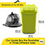 Home Centre Lift Top Plastic Waste Bin 50 Litre Green Kitchen Office School Work Recycling