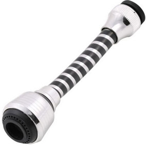 Home Centre Long Multifunction Chrome Tap Aerator 22mm Female or 24mm Male With Included Adapter