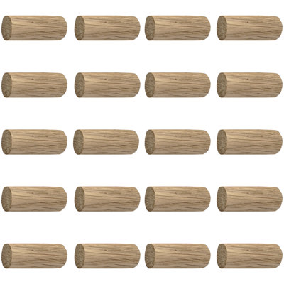 Home Centre Oak Smooth Finish Wood DIY Plug Dowels 10x27mm (Pack of 20) Price Comparisons | Compare The Build