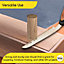 Home Centre Oak Smooth Finish Wood DIY Plug Dowels 10x27mm (Pack of 20)