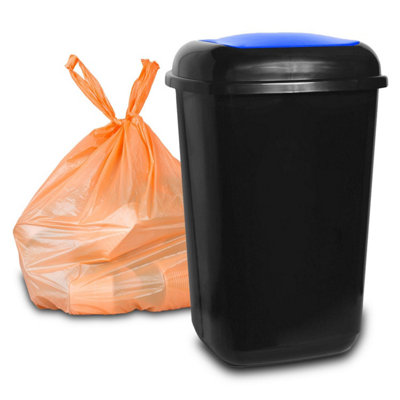 Home Centre Plastic Waste Bin Segregation Recycling Flap Door Top 45 ...