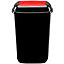 Home Centre Plastic Waste Bin Segregation Recycling Flap Door Top 45 Litre Red Black Kitchen Work Office School Household