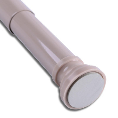 Home Centre Telescopic Extendable Shower Curtain Rail 70110cm Beige