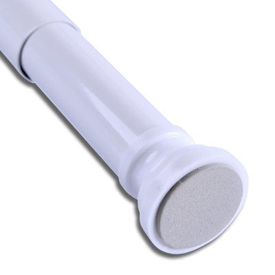 Home Centre Telescopic Extendable Shower Curtain Rail White 140250cm