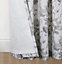 Home Curtains Abbeystead Fully Lined 66w x 84d" (168x213cm) Grey Door Curtain