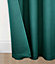 Home Curtains Athos Blackout 108w x 90d" (274x229cm) Green Eyelet Curtains (PAIR)