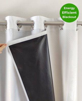 Home Curtains Blackout Thermal Curtain Liners 65w x 51d