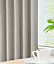 Home Curtains Canterbury Chenille Lined Blackout 45w x 54d" (114x137cm) Natural Eyelet Curtains (PAIR)