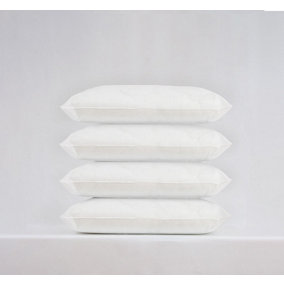 Home Curtains Durable Rectangle  Cushion filler pads 40x60cm (PACK OF 4) White
