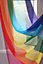 Home Curtains Pride Voile Slot Top Panel 59w x 81d" (150x206cm) Multi (1)