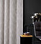 Home Curtains Rossi Blackout Lined 45w x 72d" (114x183cm) Natural Eyelet Curtains (PAIR)