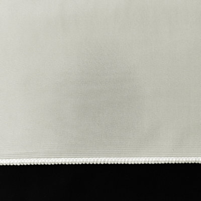 Home Curtains Sue 28 Gauge Plain Voile Lead Weighted Net  200w x 102d CM Cut Panel Cream