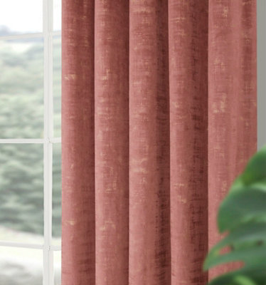 Home Curtains Venice Thermal Interlined 65w x 90d" (165x229cm) Heather Eyelet Curtains (PAIR)