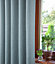 Home Curtains Woolacombe Faux Wool Lined Blackout 90w x 90d" (229x229cm) Duckegg Eyelet Curtains (PAIR)