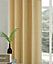 Home Curtains Woolacombe Faux Wool Lined Blackout 90w x 90d" (229x229cm) Ochre Eyelet Curtains (PAIR)