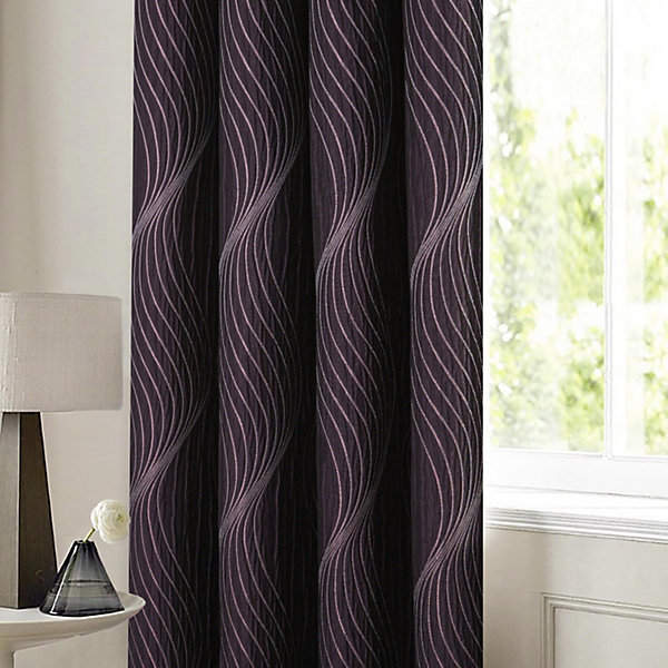 Home Curtains Zen Metallic Detailed Fully Lined 65w x 90d Home Curtains Zen Metallic Detailed Fully Lined 65w x 90d
