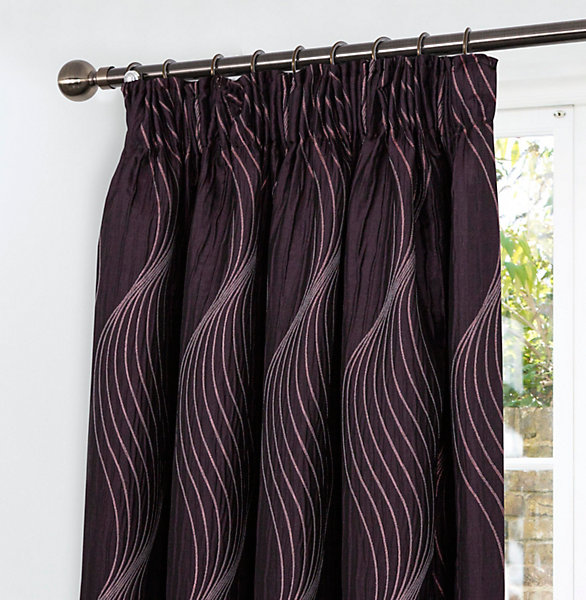 Home Curtains Zen Metallic Detailed Fully Lined 65w x 90d Home Curtains Zen Metallic Detailed Fully Lined 65w x 90d
