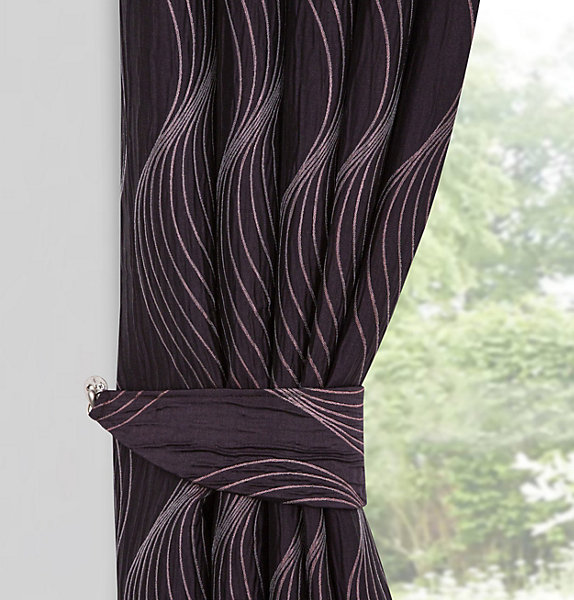 Home Curtains Zen Metallic Detailed Fully Lined 65w x 90d Home Curtains Zen Metallic Detailed Fully Lined 65w x 90d