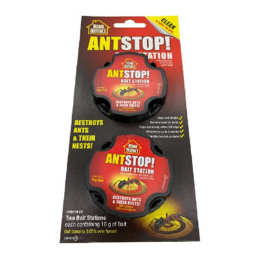 Home Defence Antstop Ant Killer Bait Station Twin Pack